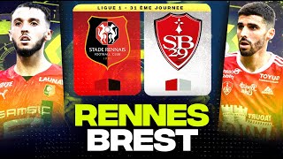 🔴 RENNES  BREST  🔥 Enorme Derby Breton pour lEurope   srfc vs sb29   LIGUE 1  LIVEDIRECT [upl. by Cynar]