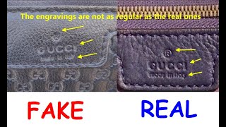 Original vs good replica Gucci Boston bag How to spot fake Gucci Vintage Web Boston handbag [upl. by Stahl]