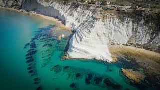 Realmonte  Scala dei Turchi  Lido Rossello in volo [upl. by Shaffer]