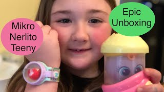 Epic Distroller Nerlie Neonate MikroNerlito Unboxing [upl. by Leacim]