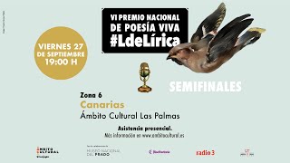 VI Premio Nacional de Poesía Viva LdeLírica l ZONA 6 [upl. by Geithner221]