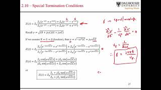 L14 Impedance as a Function of Position on a Transmission Line [upl. by Skvorak]