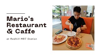 Marios Restaurant amp Caffe next to Redhill MRT Station 😱😋 Singapore mario restaurant cafe pizza [upl. by Newmark61]