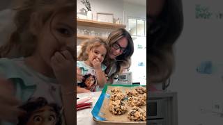 Mila stole it 😂🤩 BREAKFAST COOKIES family breakfast cookies mom recipe cute easy sunday [upl. by Iman]