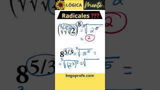 Potencias y radicales maths educacionmatematica algebra matematicas educaciónmatemática [upl. by Lazarus995]