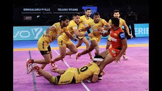 Pro Kabaddi 2018 Highlights  Bengaluru Bulls vs Telugu Titans  Hindi [upl. by Tina]