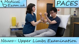 Neurology  Upper Limbs Examination Routine  PACES Teaching [upl. by Nettle852]