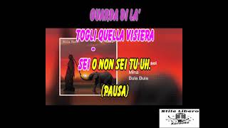 KARAOKE SEI O NON SEI Bula Bula Versione Rumba CON CORI ORIGINALI MINA VOCE [upl. by Elatsyrk448]