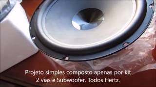 Subwoofer Hertz DS3003  finalmente chegou [upl. by Connett]