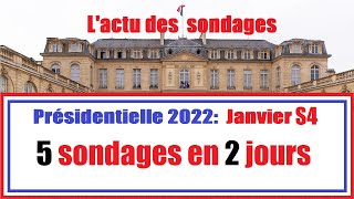 LActu des Sondages  Présidentielles 2022  Alors ça bouge comment [upl. by Oicnerual]