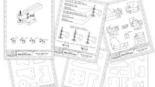 QCAD Tutorial Rotate MoveCopy Tools incl Toggle Clamp Plans [upl. by Skyla]