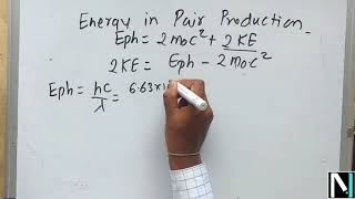 Energy in Pair Production  Nucleus  Physics Class 12 [upl. by Renee]