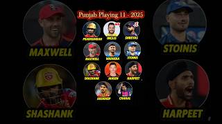 Punjab Best Playing 11 For IPL 2025🔥 [upl. by Sager]