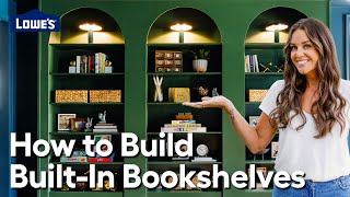 How To Build BuiltIn Bookshelves  The Weekender Essentials [upl. by Nylle]