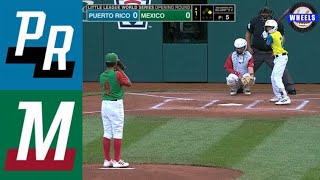 Puerto Rico vs Mexico  LLWS Opening Round  2022 Little League World Series Highlights [upl. by Gnilrac]