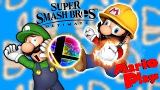 Mario plays SMASH BROSSSSS ULTIMATE [upl. by Ashman]