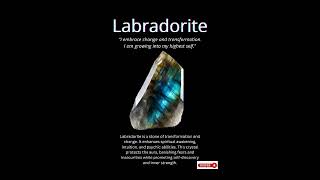 LABRADORITE CRYSTAL crystals healing crystals benefits [upl. by Abbe]