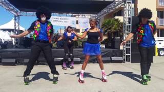 Old School Skaters  Skate Dance at the PB Fest [upl. by Junno]