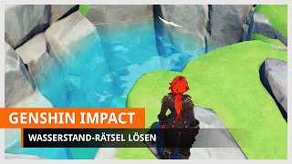 Genshin Impact WasserstandRätsel auf der RuinenInsel lösen [upl. by Sly]