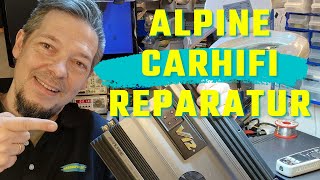 Carhifi Verstärker reparieren allgemein hier am Beispiel Alpine MRVT757 Autoendstufe [upl. by Yenettirb]