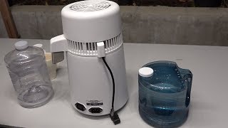 Review 60 Ebay water distiller all stainless steel internal [upl. by Brozak856]