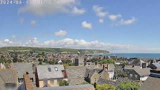 17th June  Hot Day  Swanage Dorset Webcam Timelapse [upl. by Jase]