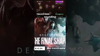 A Final Shape is coming Guys destiny2 [upl. by Banyaz]