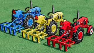 Work with Colors  CULTIVATING WORK on ABANDONED FIELD with URSUS Tractors  Farming Simulator 22 [upl. by Elsa148]