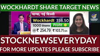 wockhardt share latest news today share or kitna tak bhagega [upl. by Atthia]