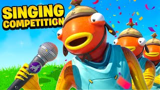 I Hosted A FISHY ON ME Fortnite Singing Competition winner [upl. by Asirralc157]