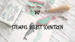 DIY  Stempel selber machen germandeutsch [upl. by Lorenz]