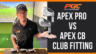 What Wins Apex Pro or Apex CB  Callaway Apex Pro amp CB Iron Review [upl. by Ecad788]