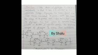 GLYCOGEN Animal Starch polysaccharides carbohydrates glycogen Animalstarch [upl. by Adnarom624]