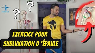 Traitement Kiné de la Subluxation de lÉpaule  Causes Rééducation et Exercices [upl. by Oicneconi]