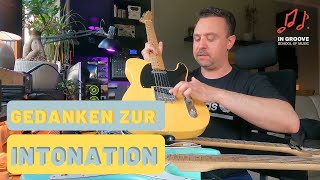 EGitarre selbst optimal einstellen  Gedanken zur Intonation [upl. by Bainter]