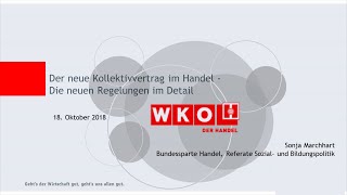 Der neue Handelskollektivvertrag  quotDie neuen Regelungen im Detailquot [upl. by Arted]