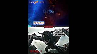 Otachi vs Ion Dragon  Pacific Rim vs Monarch Legacy of Monsters [upl. by Aerdnu]