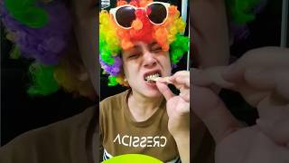 Eating Spicy Zombie Takis 🔥🤢 my chiki kentang🤣🤪shrots funny lucu youtubeshorts [upl. by Holladay]