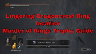 Dark Souls III  Lingering Dragoncrest Ring location Master of Rings Trophy [upl. by Rosario]