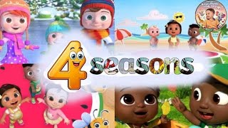 Four Seasons ⛱️ ☃️ 🍂 🌼 Shahzains nursery rhymes and baby songs [upl. by Annia]