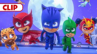 PJ Masks Power Heroes  Theme Song 🎶  Music Video  disneyjr [upl. by Eiznek]