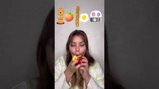 Big or Small challenge 😂 Giant gummy worm or small peaches cake 🧐 shorts Best video by Hmelkofm [upl. by Llertnov198]