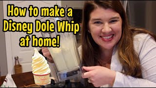 HOW TO MAKE DISNEY DOLE WHIP AT HOME  EASY 3 INGREDIENT RECIPE [upl. by Eelyram]