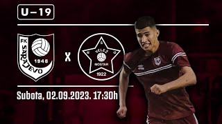 U19 l FK SARAJEVO  FK VELEŽ Live stream [upl. by Adiene]