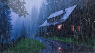 Fall Asleep With The Soothing Sounds Of Rain And Thunder  Meditation ASMR Relax with Rain Sounds [upl. by Nork]