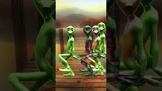 Dame tu cosita green alien dancemusic funny dance comedy yt viralshort color [upl. by Stulin384]