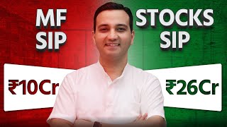 Mutual Funds SIP vs Stocks SIP  Which is a better Systematic Investment Plan Stock SIP कैसे करें [upl. by Hanako424]