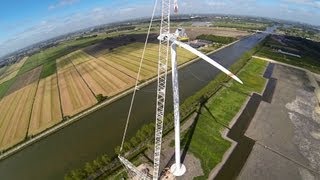 Windmolen Vestas V90 Houten [upl. by Giark]