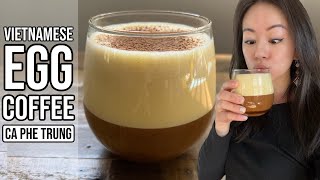 ☕️Vietnamese Egg Coffee Ca Phe Trung Recipe amp How to Pasteurize Eggs  RACK OF LAM [upl. by Coco]