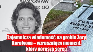 Tajemnicza wiadomość na grobie Żory Korolyova – poruszający widok który wzrusza do łez [upl. by Alli435]